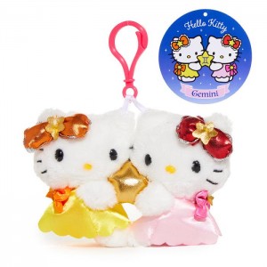Hello Kitty Hello Kitty Gemini Mascot Clip (Zodiac Series) Pink / Yellow | USA_HK15278