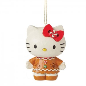 Hello Kitty Hello Kitty Gingerbread Hanging Ornament (Jim Shore Sanrio Collection) Brown | USA_HK54017