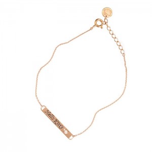 Hello Kitty Hello Kitty Gold Bar Bracelet Gold | USA_HK70440