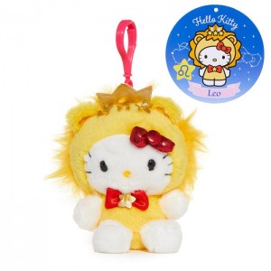 Hello Kitty Hello Kitty Leo Mascot Clip (Zodiac Series) Yellow | USA_HK85073