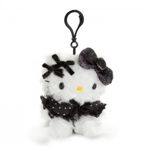 Hello Kitty Hello Kitty Mascot Clip (Pretty Pose Monochrome Series) Black | USA_HK52936