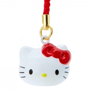 Hello Kitty Hello Kitty Mini Mascot Bell Charm White / Red | USA_HK54907