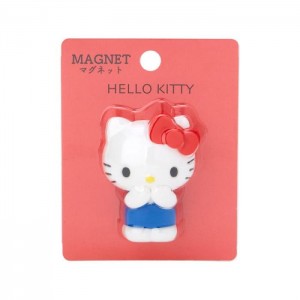 Hello Kitty Hello Kitty Mini Mascot Magnet White / Blue | USA_HK57035