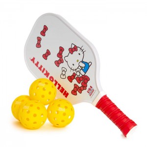 Hello Kitty Hello Kitty Pickleball Set White / Yellow | USA_HK52130