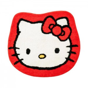 Hello Kitty Hello Kitty Plush Bathroom Mat Red | USA_HK68657