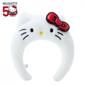 Hello Kitty Hello Kitty Plush Headband (Hello, Everyone! Series) White | USA_HK35830