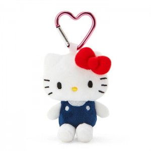 Hello Kitty Hello Kitty Plush Mascot All My Heart Keychain White / Blue | USA_HK21522