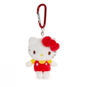 Hello Kitty Hello Kitty Plush Mascot Carabiner White / Red | USA_HK89687