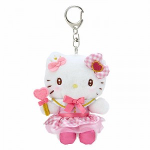 Hello Kitty Hello Kitty Plush Mascot Keychain (Love You More Series) Pink / White | USA_HK20285