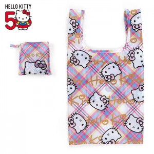 Hello Kitty Hello Kitty Reusable (Hello Kitty Dress Tartan Series) Purple | USA_HK98909