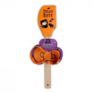 Hello Kitty Hello Kitty Spooky Cookie Cutter Set with Spatula Orange | USA_HK64850