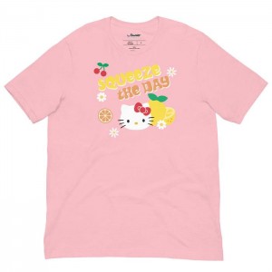 Hello Kitty Hello Kitty Squeeze The Day Tee Pink | USA_HK49842