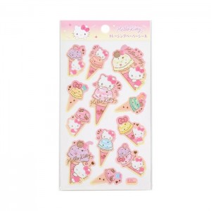 Hello Kitty Hello Kitty Sticker Sheet (Ice Cream Party Series) Pink | USA_HK89416