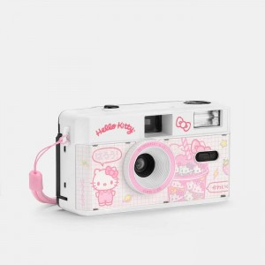 Hello Kitty Hello Kitty Strawberry Shake 35mm Camera Pink | USA_HK29978
