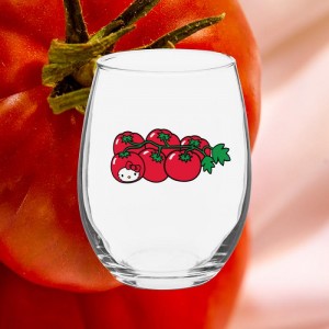 Hello Kitty Hello Kitty Tomato Glass Tumbler Red | USA_HK65840