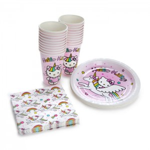 Hello Kitty Hello Kitty Unicorn Rainbow 60-pc Party Pack Pink | USA_HK81647