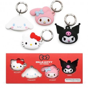 Hello Kitty Hello Kitty and Friends AirTag Cases Black / Pink | USA_HK83141