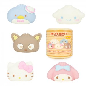 Hello Kitty Hello Kitty and Friends Steamed Bun Capsule Squishies (Series 3) Multicolor | USA_HK30605