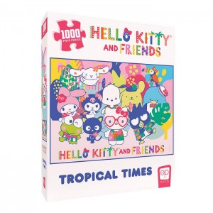 Hello Kitty Hello Kitty and Friends Tropical Times 1000-pc Puzzle Multicolor | USA_HK85105