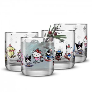 Hello Kitty Hello Kitty and Friends Winter Wonderland Short Glasses Multicolor | USA_HK90727
