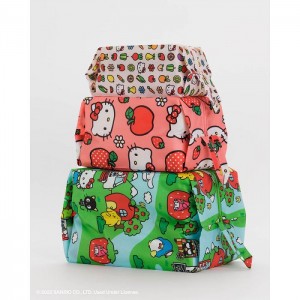 Hello Kitty Hello Kitty and Friends x Baggu 3D Zipper (Apples + Icons + Friends) Multicolor | USA_HK32139