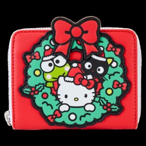 Hello Kitty Hello Kitty and Friends x Loungefly Winter Wonderland Zip Red | USA_HK58329