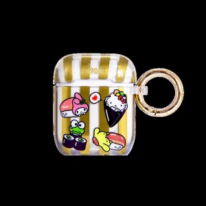 Hello Kitty Hello Kitty and Friends x Sonix Sushi AirPods Case (Gen 2/ Gen 3/ Pro) Gold | USA_HK91904