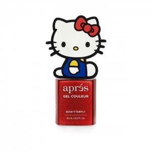 Hello Kitty Hello Kitty x Aprés Nail Gel Couleur (Bow-tterfly) Red | USA_HK75420