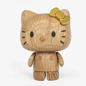 Hello Kitty Hello Kitty x Boyhood Limited Edition Oak Figurine (50th Anniversary) Brown | USA_HK19499