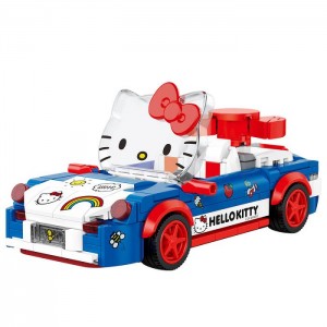 Hello Kitty Hello Kitty x Brickcraft Custom Convertible Building Set Red / Blue | USA_HK89629