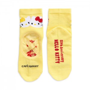 Hello Kitty Hello Kitty x Café Forgot Ballet Socks (Yellow) Yellow | USA_HK47563