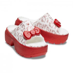 Hello Kitty Hello Kitty x Crocs Adult Stomp Slide White | USA_HK78940