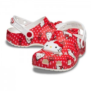 Hello Kitty Hello Kitty x Crocs Toddler Red Classic Clog Red | USA_HK18640