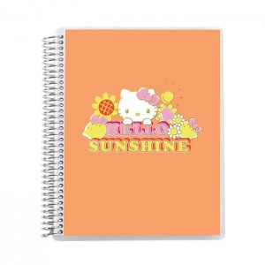 Hello Kitty Hello Kitty x Erin Condren Spiral Notebook (Hello Sunshine) Orange | USA_HK30623