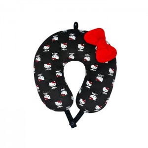 Hello Kitty Hello Kitty x FUL Black Neck Pillow Black | USA_HK52349