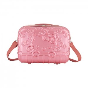 Hello Kitty Hello Kitty x FUL Pink Molded Carry-On Train Case Pink | USA_HK39309