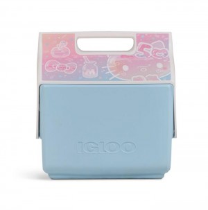 Hello Kitty Hello Kitty x Igloo 50th Anniversary Little Playmate 7 Qt Cooler Pink / Blue | USA_HK33651