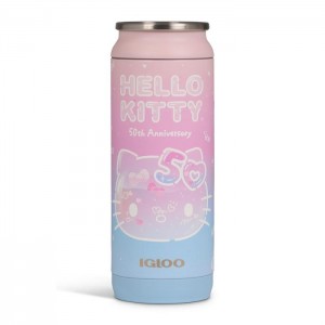 Hello Kitty Hello Kitty x Igloo 50th Anniversary 16oz Stainless Steel Can Pink / Blue | USA_HK75501