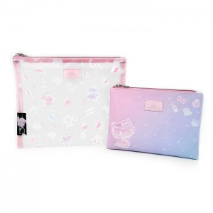 Hello Kitty Hello Kitty x Impressions Vanity 50th Anniv. Slim Pouch Set Pink | USA_HK59506