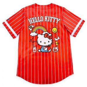 Hello Kitty Hello Kitty x JapanLA Baseball Jersey Red | USA_HK94957