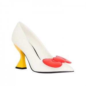 Hello Kitty Hello Kitty x Katy Perry Bow Heel (White) White | USA_HK77325
