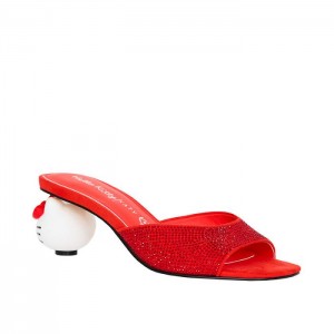 Hello Kitty Hello Kitty x Katy Perry Mule (Red) Red | USA_HK52726