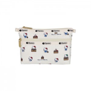 Hello Kitty Hello Kitty x LeSportsac Cosmetic Clutch (No Bag No Life) White | USA_HK39396