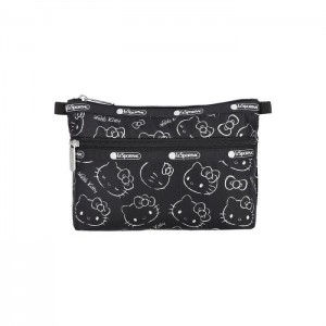 Hello Kitty Hello Kitty x LeSportsac Cosmetic Clutch (I Am A Star) Black | USA_HK32722