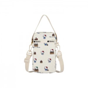 Hello Kitty Hello Kitty x LeSportsac Mini Phone Crossbody Bag (No Bag No Life) White | USA_HK86075