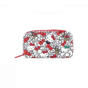 Hello Kitty Hello Kitty x LeSportsac Rectangular Cosmetic Bag (My Wardrobe) Red | USA_HK50411