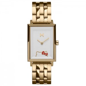 Hello Kitty Hello Kitty x MVMT Signature Square (Yellow Gold) Gold | USA_HK33388