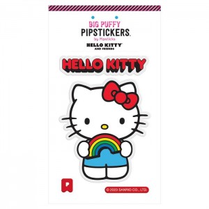 Hello Kitty Hello Kitty x Pipsticks Big Puffy Sticker Red | USA_HK10934