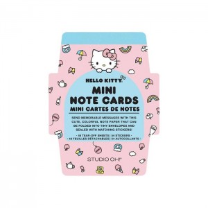 Hello Kitty Hello Kitty x Studio Oh! Classic Pink Mini Memo with Stickers Pink / Blue | USA_HK80432