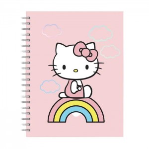 Hello Kitty Hello Kitty x Studio Oh! Classic Pink Extra-Large Spiral Notebook Pink | USA_HK20659